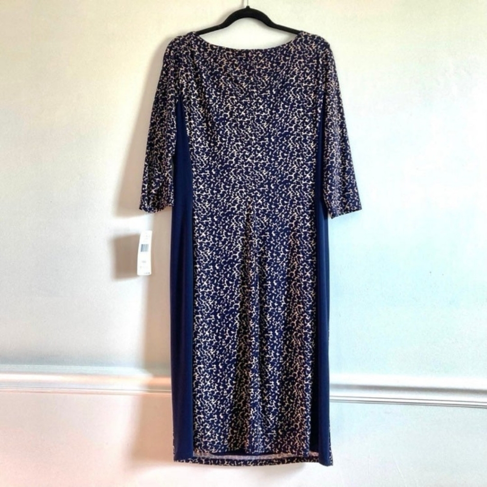 NEW Ralph Lauren Ruched Dress - Picture 2 of 8